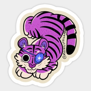 Eye of the tiger Sticker